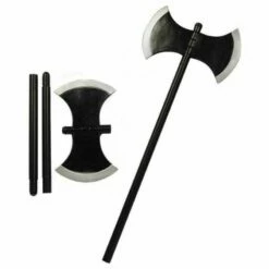 Henbrandt 3 Piece Plastic Axe Halloween Grim Reaper Fancy Dress Accessory