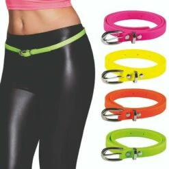 Boland 80s Neon Belt Bright 1980s Coloured Adults Fancy Dress Costume Accessory