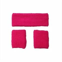 80s Neon Sweatbands & Wristbands Adult Unisex Fancy Dress Disco Accessory -Henbrandt Shop 80s Neon Sweatbands Wristbands Adult Unisex Fancy Dress Disco Accessory 3