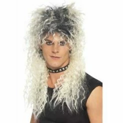 Henbrandt Shop 19 Henbrandt Shop -Henbrandt Shop Adult Hard Rocker Wig Glam Rock Star 80s Fancy Dress Accessory 2
