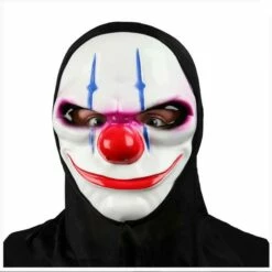 Adult Hooded Freaky Clown Masks Scary Evil Halloween Fancy Dress Accessory 5 Adult Hooded Freaky Clown Masks Scary Evil Halloween Fancy Dress Accessory -Henbrandt Shop Adult Hooded Freaky Clown Masks Scary Evil Halloween Fancy Dress Accessory 3
