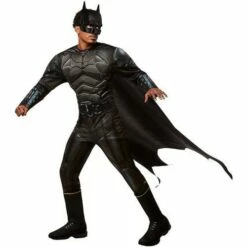 Adult Men's DC The Batman 2022 Superhero Fancy Dress Costume