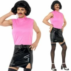 Smiffys Adult Men's Freddy Mercury Queen Break Free Fancy Dress Costume