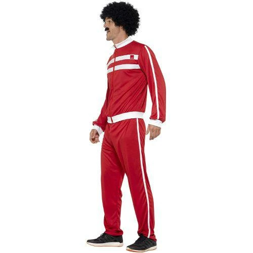 Smiffys Adult Men's Scouser Tracksuit Fancy Dress Costume Party Outfit 2 Smiffys Adult Men's Scouser Tracksuit Fancy Dress Costume Party Outfit - Image 2