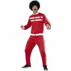Smiffys Adult Men's Scouser Tracksuit Fancy Dress Costume Party Outfit