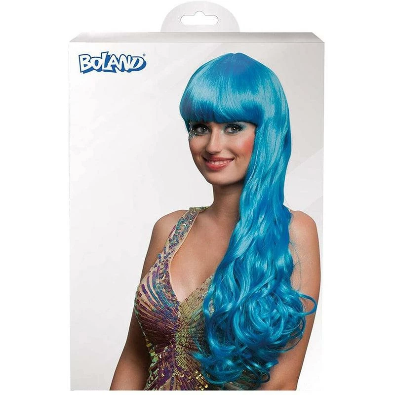 Boland Adult Oceana Ice Blue Mermaid Wig 3 Boland Adult Oceana Ice Blue Mermaid Wig - Image 3
