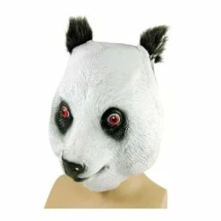Adult Panda Full Overhead Latex Rubber Mask Zoo Animal Fancy Dress Costume