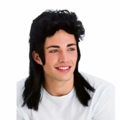 Adult Unisex 80's Mullet Wig Fancy Dress Costume Accessory 6 Adult Unisex 80's Mullet Wig Fancy Dress Costume Accessory -Henbrandt Shop Adult Unisex 80s Mullet Wig Fancy Dress Costume Accessory 3