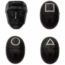 Boland Adult Unisex Korean 'The Squid Games' Style Masks Fancy Dress Costume Accessory