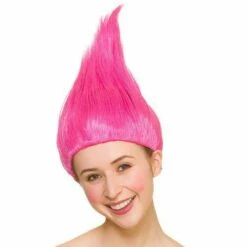 Henbrandt Shop 21 Henbrandt Shop -Henbrandt Shop Adult Unisex Troll Wig Fancy Dress Costume Accessory 2