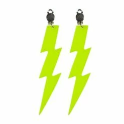Adult Women's 1980's Lightning Bolt Party Earrings Fancy Dress Costume Accessory 8 Adult Women's 1980's Lightning Bolt Party Earrings Fancy Dress Costume Accessory -Henbrandt Shop Adult Womens 1980s Lightning Bolt Party Earrings Fancy Dress Costume Accessory 4