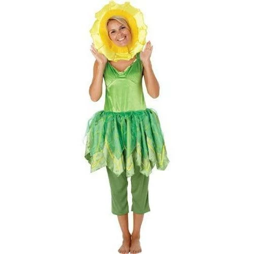 Adult Women's Bill & Ben Little Weed Fancy Dress Costume Party Outfit 1 Adult Women's Bill & Ben Little Weed Fancy Dress Costume Party Outfit