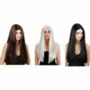 Adult Women's Classic Long Wig Fancy Dress Costume Accessory Hair Piece