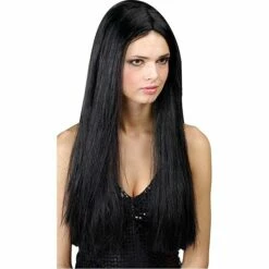 Adult Women's Classic Long Wig Fancy Dress Costume Accessory Hair Piece -Henbrandt Shop Adult Womens Classic Long Wig Fancy Dress Costume Accessory Hair Piece 4