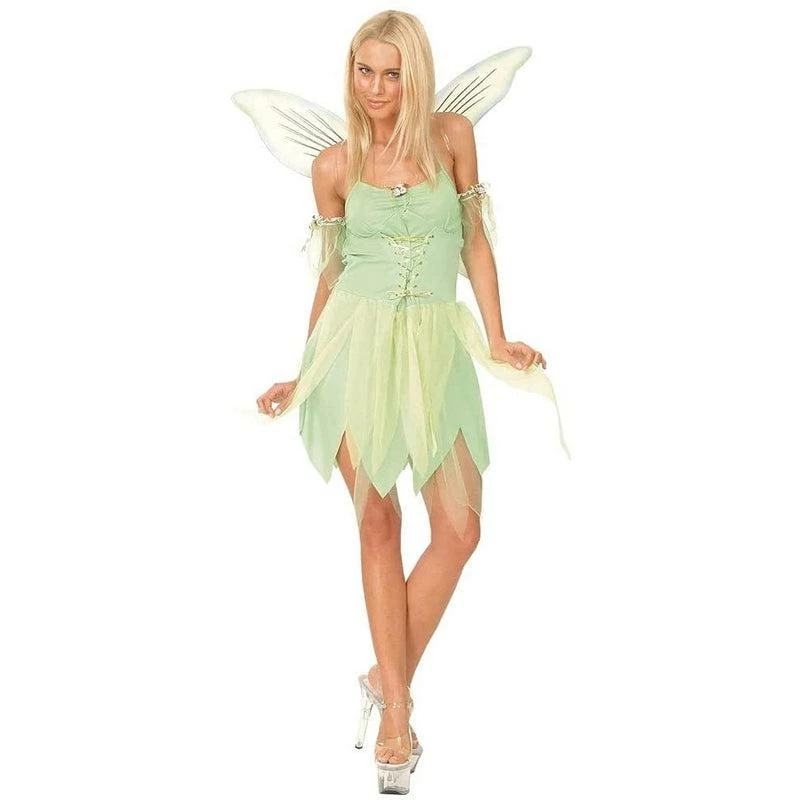 Adult Women's Neverland Fairy Fancy Dress Costume Sexy Outfit 1 Adult Women's Neverland Fairy Fancy Dress Costume Sexy Outfit