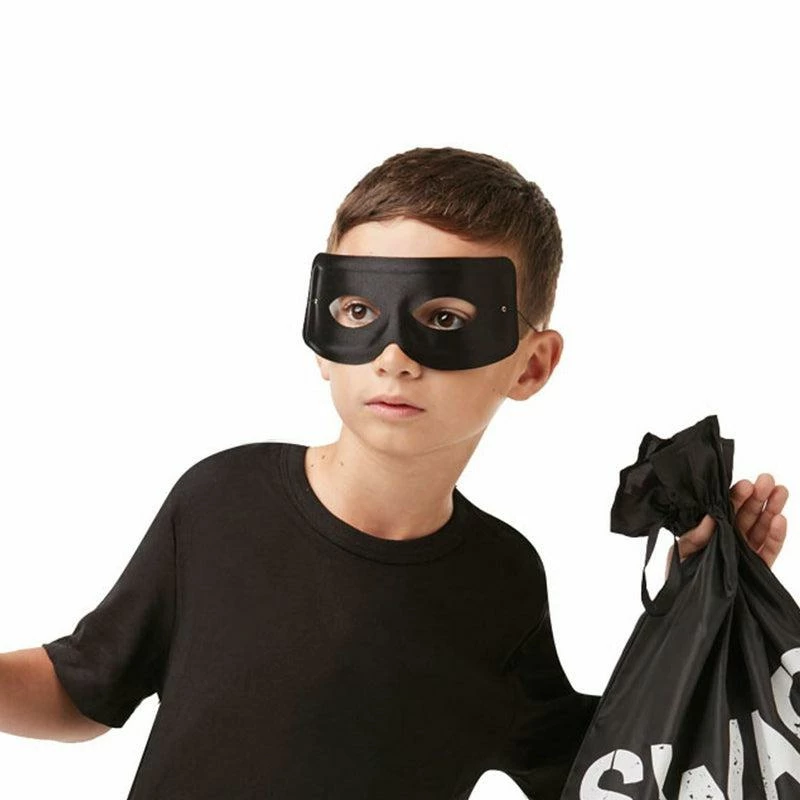Black Domino Eye Mask Zorro Thief Burglar Robber Fancy Dress Costume Accessory 1 Black Domino Eye Mask Zorro Thief Burglar Robber Fancy Dress Costume Accessory