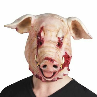 Boland Horror Pig Adult Unisex Latex Mask Fancy Dress Costume Accessory 3 Boland Horror Pig Adult Unisex Latex Mask Fancy Dress Costume Accessory - Image 3