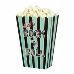 Boland Rock N Roll Popcorn Bowls (Pack Of 4)