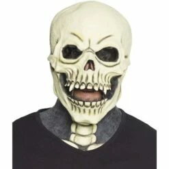 Boland Skull Head Latex Mask Adult Unisex Fancy Dress Costume Accessory
