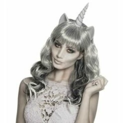 Boland Unicorn Ghost Wig Adult Fancy Dress Accessory