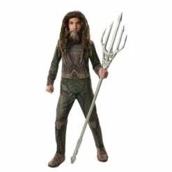 Boys Aquaman Costume Justice League Superhero Fancy Dress Child Outfit