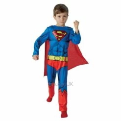 Boys Classic Comic Book Superman Superhero Fancy Dress Costume Child Outfit 5 Boys Classic Comic Book Superman Superhero Fancy Dress Costume Child Outfit -Henbrandt Shop Boys Classic Comic Book Superman Superhero Fancy Dress Costume Child Outfit 3