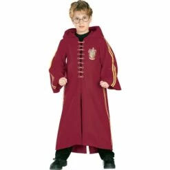 Boys Deluxe Harry Potter Quidditch Costume Robe Wizard Halloween Fancy Dress -Henbrandt Shop Boys Deluxe Harry Potter Quidditch Costume Robe Wizard Halloween Fancy Dress 3