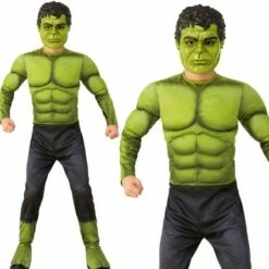 Boys Deluxe Hulk Infinty War Costume Avengers Superhero Fancy Dress Outfit