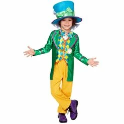 Boys Mad Hatter Fancy Dress Costume Book Day Child Alice In Wonderland Outfit -Henbrandt Shop Boys Mad Hatter Fancy Dress Costume Book Day Child Alice in Wonderland Outfit 4