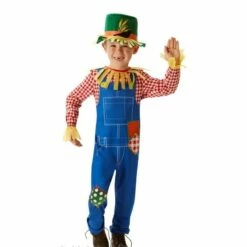 Boys Mr Scarecrow Book Week Fancy Dress Costume Wizard Of Oz Child Outfit