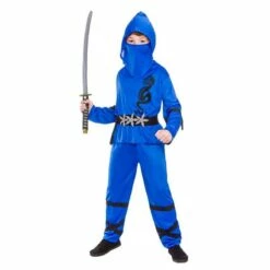 Boys Power Ninja Costume Martial Arts Japanese Samurai Warrior Fancy Dress -Henbrandt Shop Boys Power Ninja Costume Martial Arts Japanese Samurai Warrior Fancy Dress 3