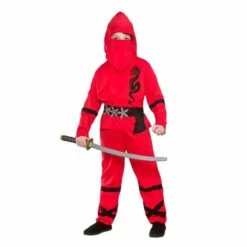 Boys Power Ninja Costume Martial Arts Japanese Samurai Warrior Fancy Dress -Henbrandt Shop Boys Power Ninja Costume Martial Arts Japanese Samurai Warrior Fancy Dress 4
