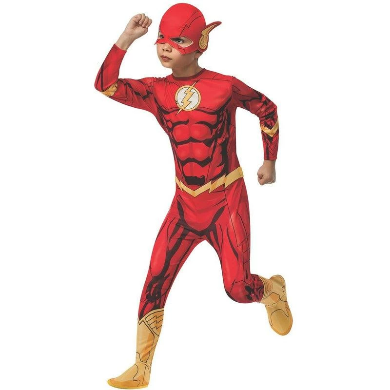 Boys The Flash Superhero Halloween Fancy Dress Costume Child Kids Outfit 1 Boys The Flash Superhero Halloween Fancy Dress Costume Child Kids Outfit