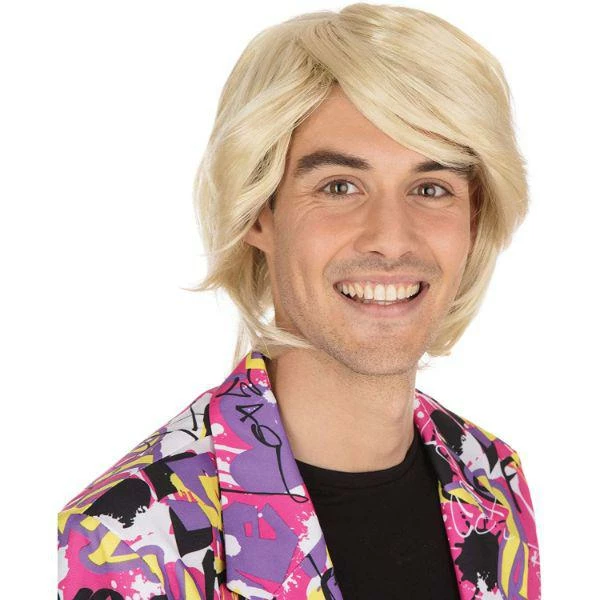 Bristol Novelty 1980s Side Parting Wig Adult Fancy Dress Costume Accessory 1 Bristol Novelty 1980s Side Parting Wig Adult Fancy Dress Costume Accessory