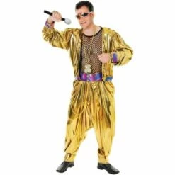 Bristol Novelty 80's Video Super Star Adult Fancy Dress Costume