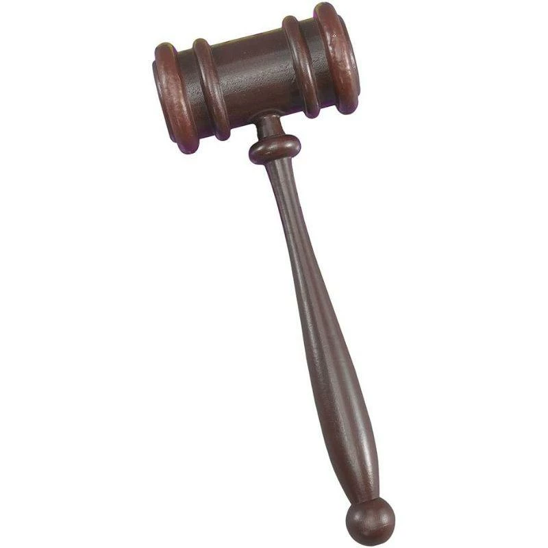 Bristol Novelty Judges Gavel Hammer Adult Fancy Dress Accessory 1 Bristol Novelty Judges Gavel Hammer Adult Fancy Dress Accessory
