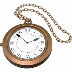 Bristol Novelty Jumbo Clock Medallion Adult Fancy Dress Accessory