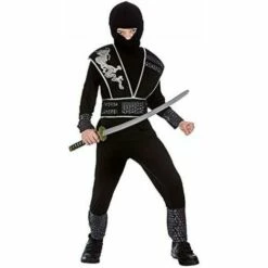 Child Boy's Elite Shadow Ninja Warrior Fancy Dress Costume