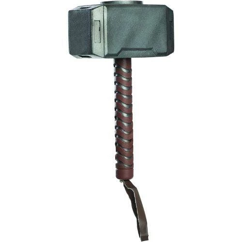 Child Unisex Marvel Avengers Assemble Thor's Hammer Fancy Dress Accessory 1 Child Unisex Marvel Avengers Assemble Thor's Hammer Fancy Dress Accessory