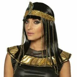 Boland Egyptian Cleopatra Wig Ancient Queen Fancy Dress Accessory