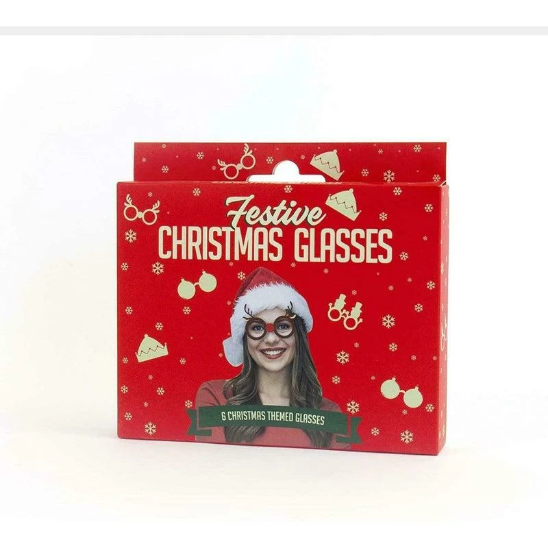 GIFT REPUBLIC Festive Christmas Glasses Pack Of 6 Xmas Themed Party Accessory Funny Adults 2 GIFT REPUBLIC Festive Christmas Glasses Pack Of 6 Xmas Themed Party Accessory Funny Adults - Image 2
