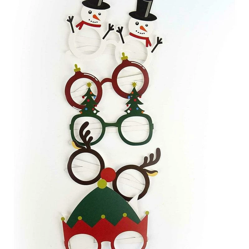 GIFT REPUBLIC Festive Christmas Glasses Pack Of 6 Xmas Themed Party Accessory Funny Adults 1 GIFT REPUBLIC Festive Christmas Glasses Pack Of 6 Xmas Themed Party Accessory Funny Adults
