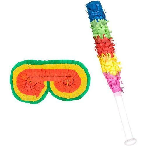 Boland Fiesta Mexico Pinata Set Mask & Stick Party Set 1 Boland Fiesta Mexico Pinata Set Mask & Stick Party Set