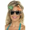 Smiffys Flamingo Palm Tree Fancy Dress Sunglasses Hawaiian Glasses Beach Party