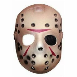 Friday The 13th Jason Voorhees Deluxe Halloween Hockey Mask Fancy Dress Accessory