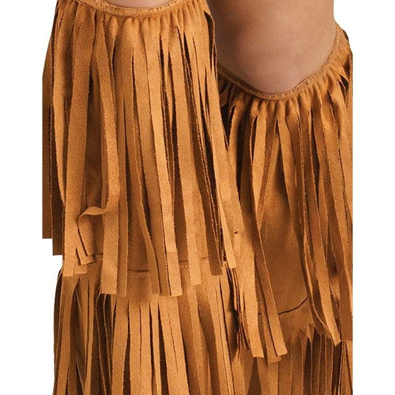 Fun World Women's Hippie Fringe Boot Covers Adult 2 Fun World Women's Hippie Fringe Boot Covers Adult - Image 2