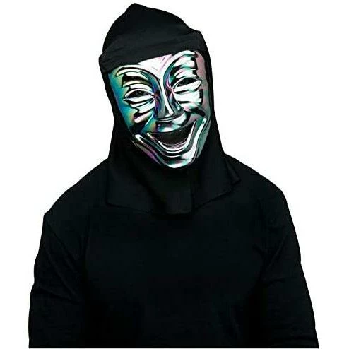 Funworld Oil Slick Metallic Comedy Mask 1 Funworld Oil Slick Metallic Comedy Mask