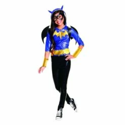 Girls Deluxe Batgirl Superhero DC Comics Fancy Dress Costume Halloween Outfit -Henbrandt Shop Girls Deluxe Batgirl Superhero DC Comics Fancy Dress Costume Halloween Outfit 3