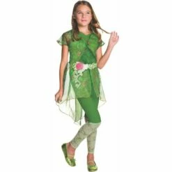 Girls Deluxe Poison Ivy Superhero DC Comics Child Fancy Dress Costume 5 Girls Deluxe Poison Ivy Superhero DC Comics Child Fancy Dress Costume -Henbrandt Shop Girls Deluxe Poison Ivy Superhero DC Comics Child Fancy Dress Costume 3