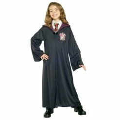 Girls Hermione Granger Costume Harry Potter Robe Fancy Dress Child Outfit